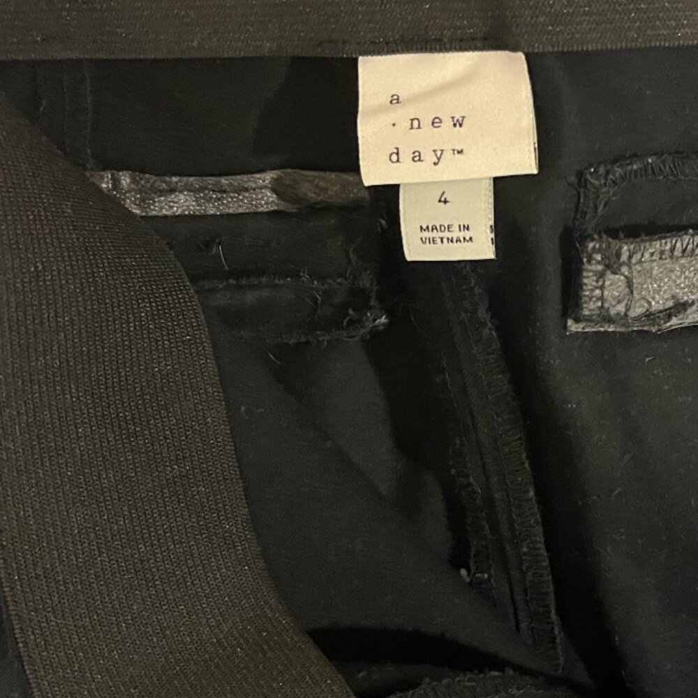 A new day black work pants